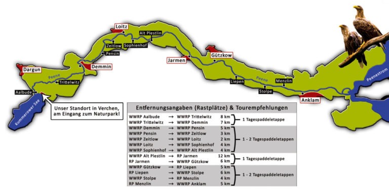 Kanustation Verchen | Abenteuer Peenetal