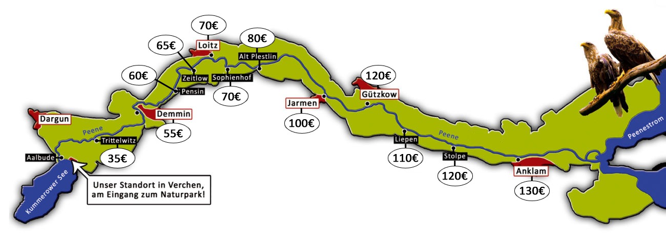 Rückholservice Abenteuer Peenetal 2023